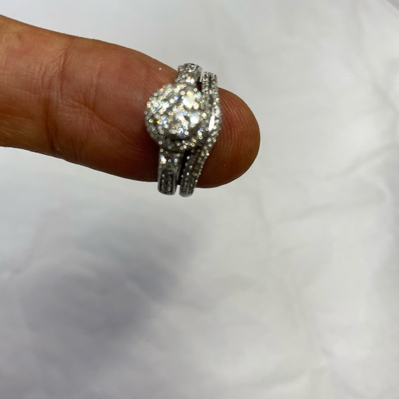 Bridal set Diamonds Ring - Picture 6 of 12